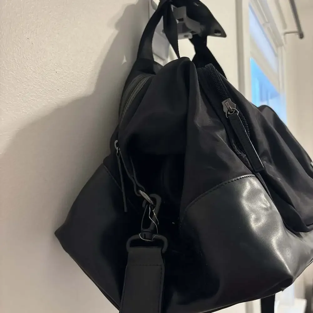 CALVIN KLEIN Cotton Nylon Duffle Bag BLACK